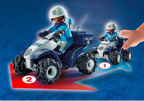 City Action 71092 Rendőrségi Speed Quad figurával készletIVET.HU - A te online butikod.