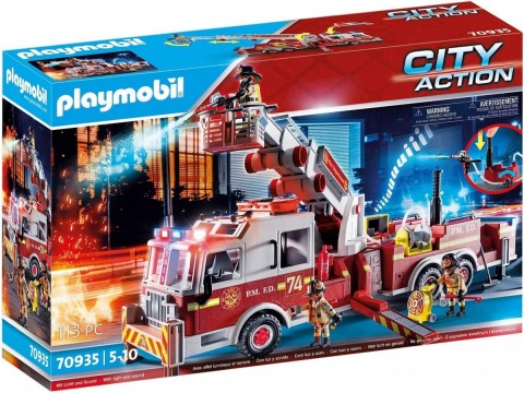 City Action 70935 Tűzoltóautó figurakészlet: US Tower LadderIVET.HU - A te online butikod.