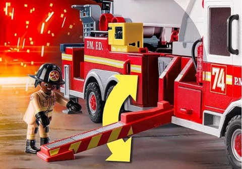City Action 70935 Tűzoltóautó figurakészlet: US Tower LadderIVET.HU - A te online butikod.