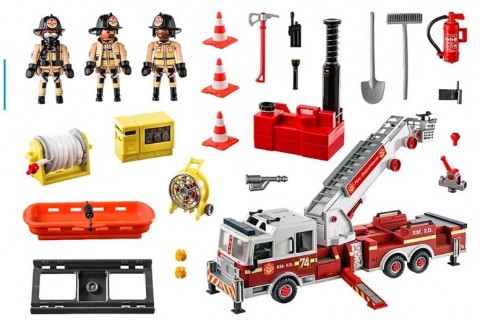 City Action 70935 Tűzoltóautó figurakészlet: US Tower LadderIVET.HU - A te online butikod.