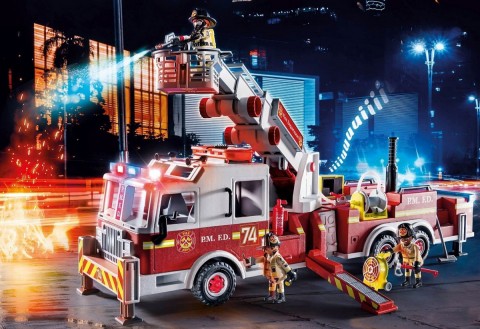 City Action 70935 Tűzoltóautó figurakészlet: US Tower LadderIVET.HU - A te online butikod.