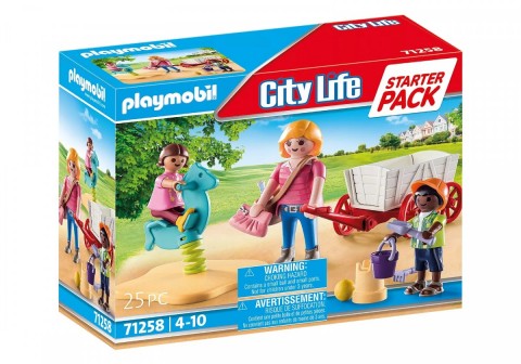 City Life 71258 Starter Pack Bébiszitter babakocsival figurakészletIVET.HU - A te online butikod.