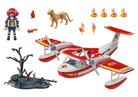 Action Heroes 71463 Tűzoltó repülőgép tűzoltó funkcióval figurakészletIVET.HU - A te online butikod.