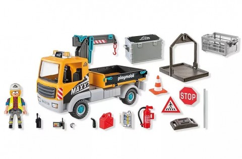 Action Heroes 71750 Építőipari teherautó daruval figurakészletIVET.HU - A te online butikod.