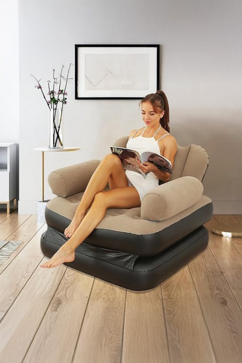 ORBY BEIGE Felfújható dönthető fotel, Szín: bézs, IVET.HU - A te online butikod.