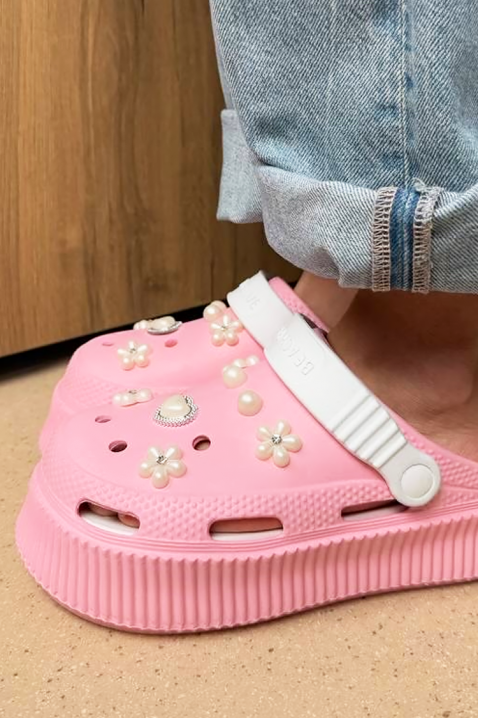 DJOMANA PINK női papucs, Szín: rózsaszín, IVET.HU - A te online butikod.