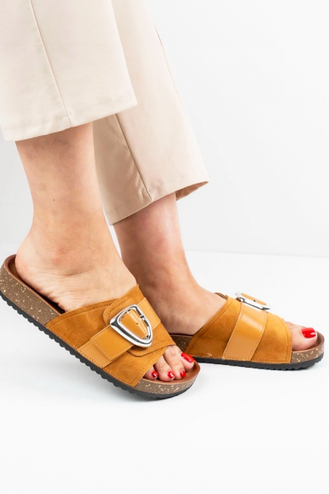 FELITTA CAMEL női papucs, Szín: világosbarna, IVET.HU - A te online butikod.