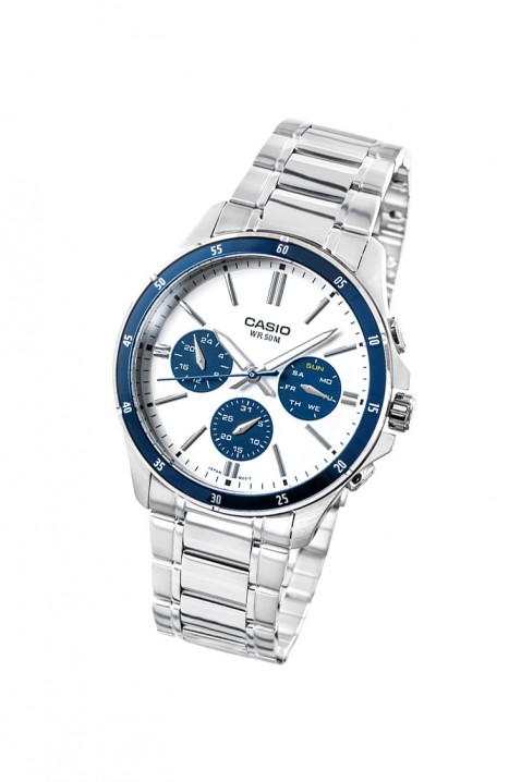 CASIO MTP-1374D-7A2VDF férfi karóra, Szín: ezüst, IVET.HU - A te online butikod.