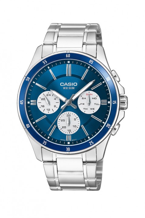 CASIO MTP-1374D-2A3VDF férfi karóra, Szín: ezüst, IVET.HU - A te online butikod.