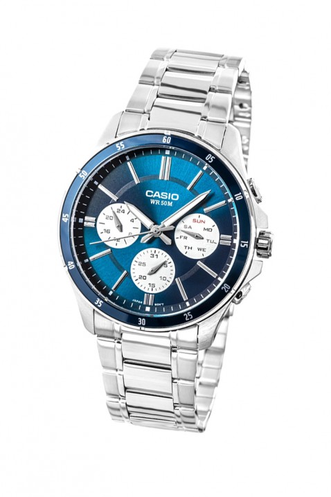 CASIO MTP-1374D-2A3VDF férfi karóra, Szín: ezüst, IVET.HU - A te online butikod.