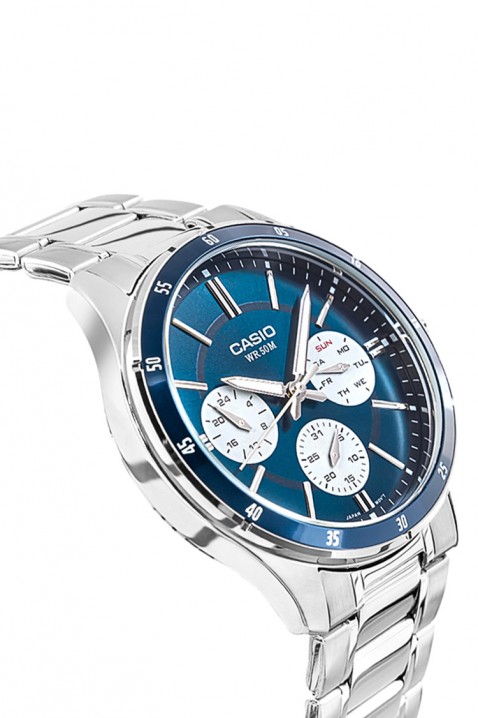 CASIO MTP-1374D-2A3VDF férfi karóra, Szín: ezüst, IVET.HU - A te online butikod.