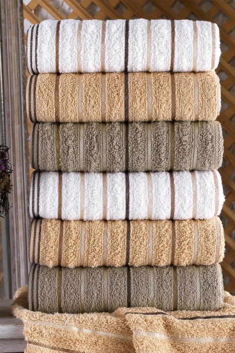 ERIOXA kéztörlő 50x90 cm - 6 db., Szín: multicolor, IVET.HU - A te online butikod.