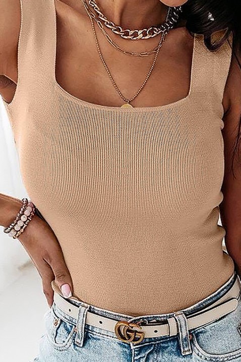 TLIVERSA BEIGE top, Szín: bézs, IVET.HU - A te online butikod.