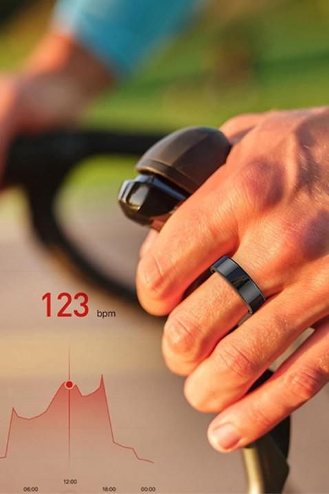 EOLSY okosgyűrű alvás- és fitneszkövetéshez - 18,9 mm, Szín: fekete, IVET.HU - A te online butikod.