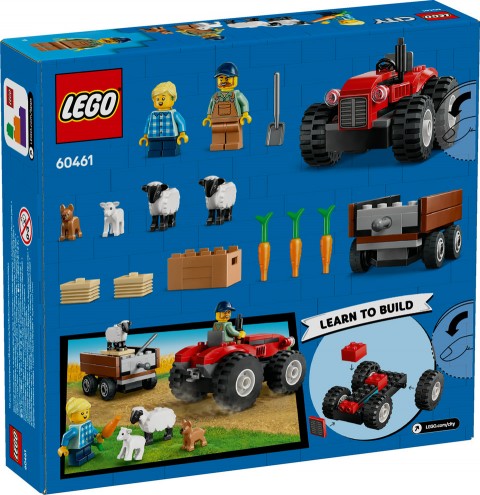 60461 | Piros traktor pótkocsival és juhokkalIVET.HU - A te online butikod.