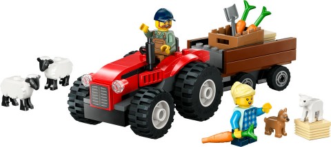 60461 | Piros traktor pótkocsival és juhokkalIVET.HU - A te online butikod.