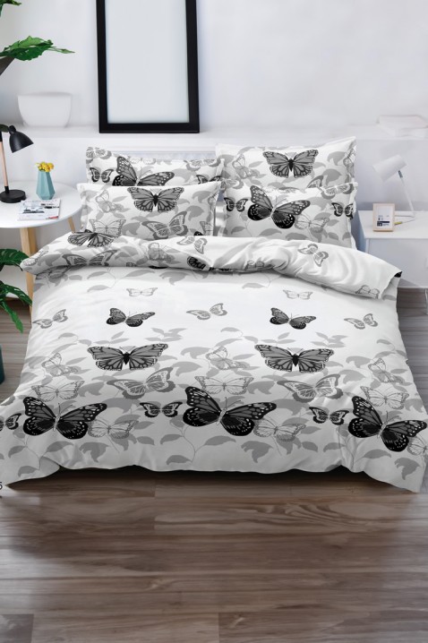 SOLFETA pamut ágyneműgarnitúra 200x220 cm - 4 darabos, Szín: fehér, IVET.HU - A te online butikod.