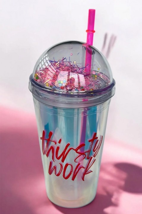 STEISY 500ml pohár szivószállal, Szín: multicolor, IVET.HU - A te online butikod.