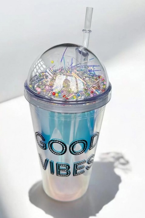 LORIDY 500ml pohár szivószállal, Szín: multicolor, IVET.HU - A te online butikod.