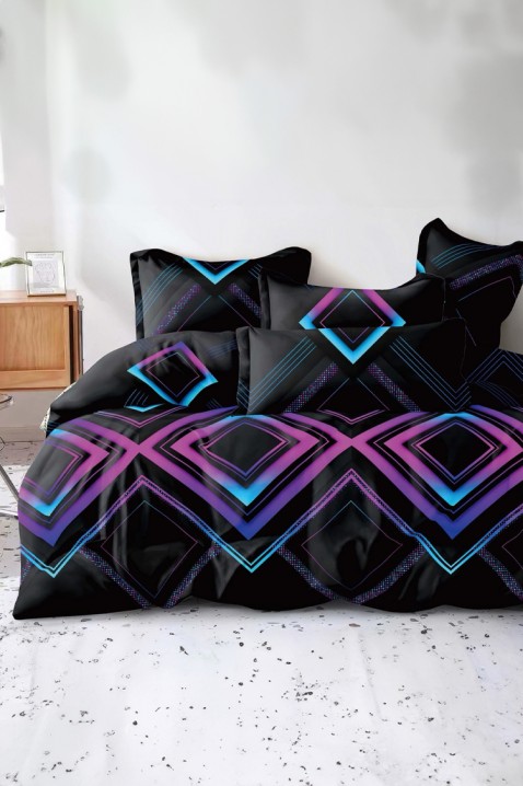 DORIMEA 200x220 cm pamut ágyneműgarnitúra - 4 részes, Szín: multicolor, IVET.HU - A te online butikod.