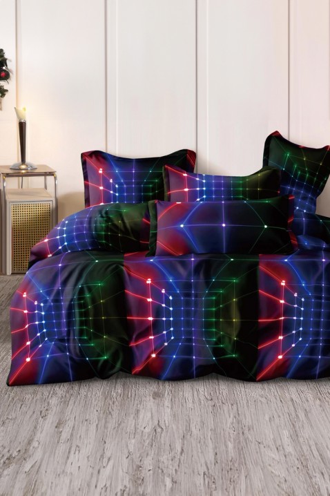 ERIONELA 200x220 cm pamut ágyneműgarnitúra - 4 részes, Szín: multicolor, IVET.HU - A te online butikod.