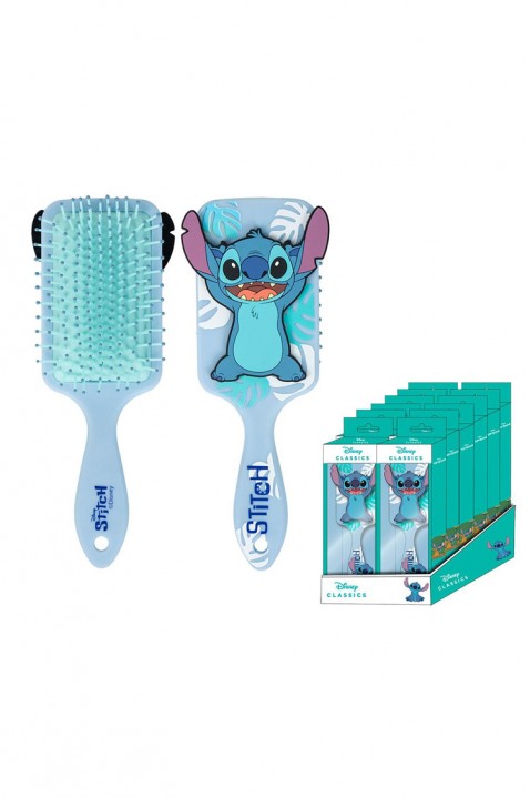 Blue Stitch gyermek hajkefe, Szín: kék, IVET.HU - A te online butikod.