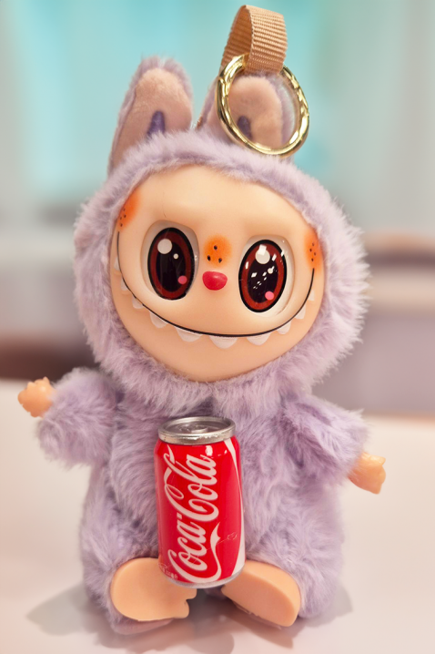 LABUBU COCA COLA LILA táska dísz, Szín: lila, IVET.HU - A te online butikod.