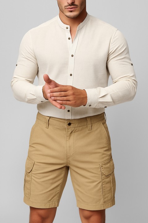 ROLJO BEIGE férfi rövidnadrág, Szín: bézs, IVET.HU - A te online butikod.