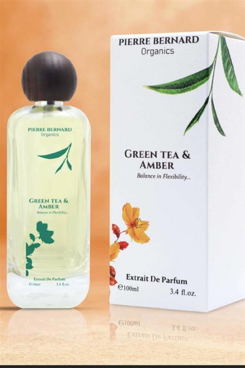 Pierre Bernard Organics Green tea&Amber EDP 100 ml parfümIVET.HU - A te online butikod.