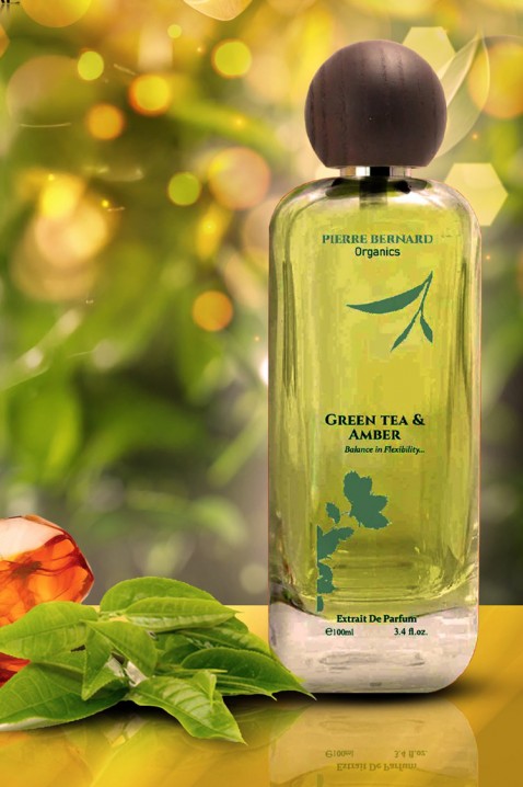 Pierre Bernard Organics Green tea&Amber EDP 100 ml parfümIVET.HU - A te online butikod.