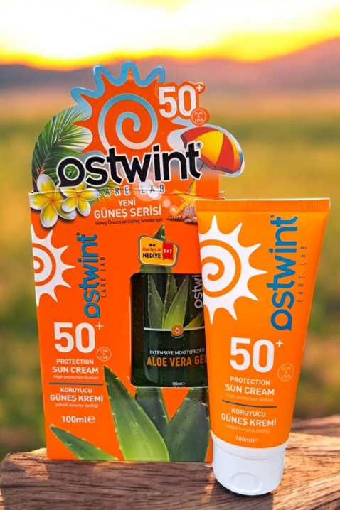 OSTWINT SPF50 napvédő és aloe vera gél, kozmetikai szettIVET.HU - A te online butikod.