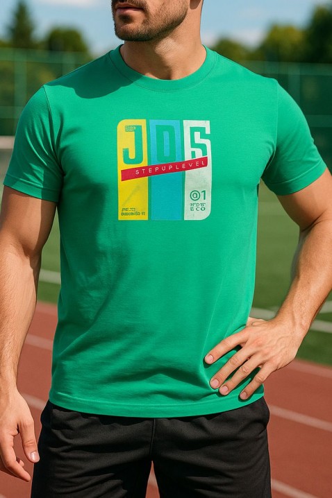 GRENZO férfi poló, Szín: zöld, IVET.HU - A te online butikod.