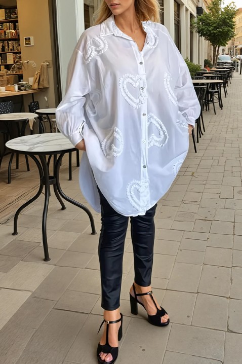 MADERINA WHITE női blúz, Szín: fehér, IVET.HU - A te online butikod.