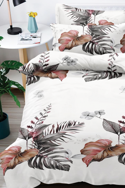 BIOGEXA 4 darabos pamut ágyneműgarnitúra 200x220 cm, Szín: fehér, IVET.HU - A te online butikod.