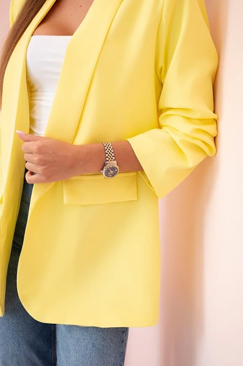 LALINA YELLOW blézer, Szín: sárga, IVET.HU - A te online butikod.