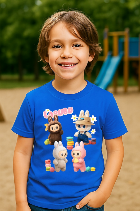 LABUBU TOYTOP BLUE gyermek poló, Szín: kék, IVET.HU - A te online butikod.