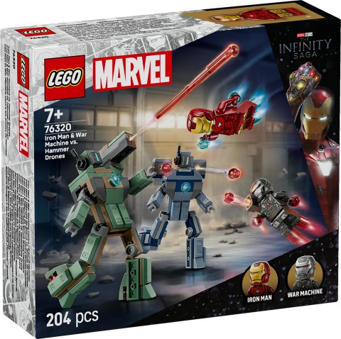 76320 | Iron Man és War Machine a Hammer drónok ellenIVET.HU - A te online butikod.