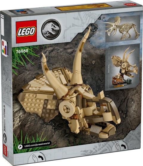 76969 | Dinoszaurusz csontvázak: triceratops koponyaIVET.HU - A te online butikod.