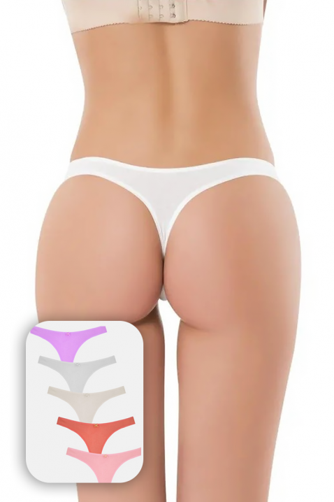 LORXENA 5 darabos tanga szett, Szín: multicolor, IVET.HU - A te online butikod.