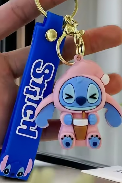 STITCH LATTE táska dísz, Szín: rózsaszín, IVET.HU - A te online butikod.