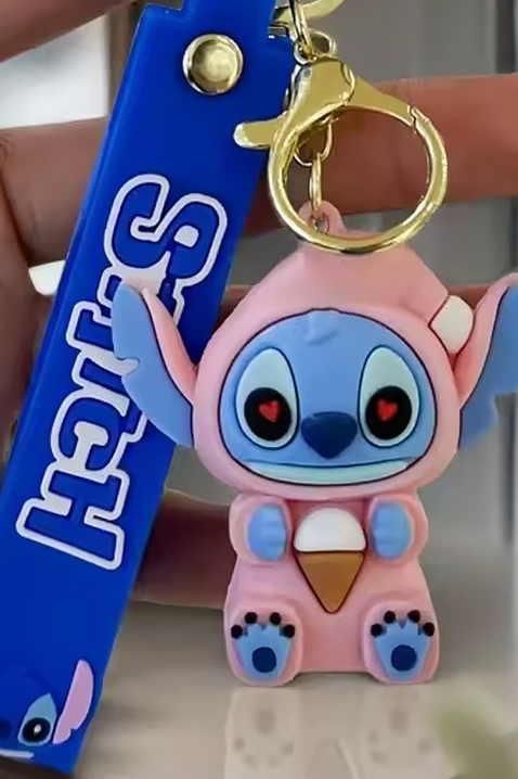STITCH LOVE táska dísz, Szín: rózsaszín, IVET.HU - A te online butikod.