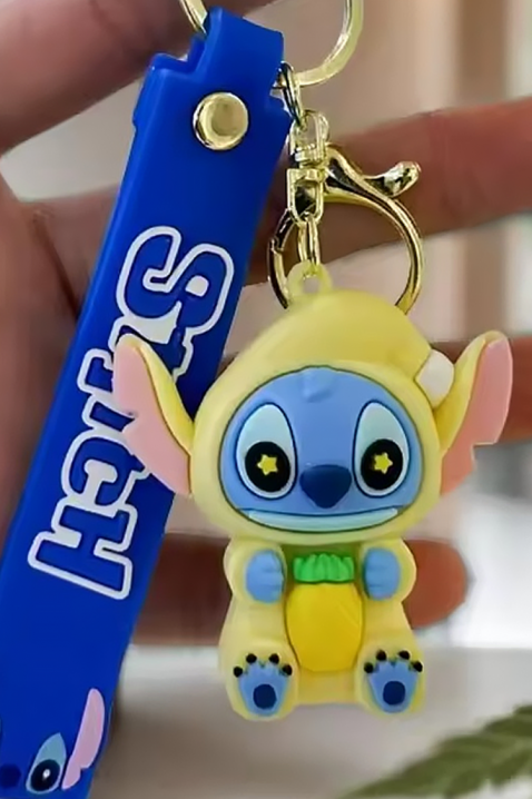 STITCH PINEAPPLE táska dísz, Szín: sárga, IVET.HU - A te online butikod.
