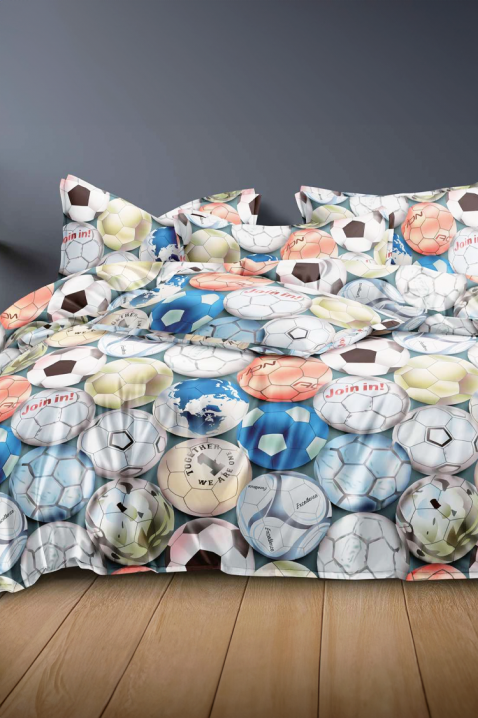 BIOFELDA 160x200 cm pamut ágyneműgarnitúra 4 darabos, Szín: multicolor, IVET.HU - A te online butikod.