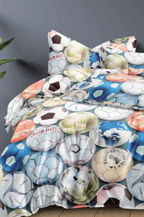 BIOFELDA 160x200 cm pamut ágyneműgarnitúra 4 darabos, Szín: multicolor, IVET.HU - A te online butikod.