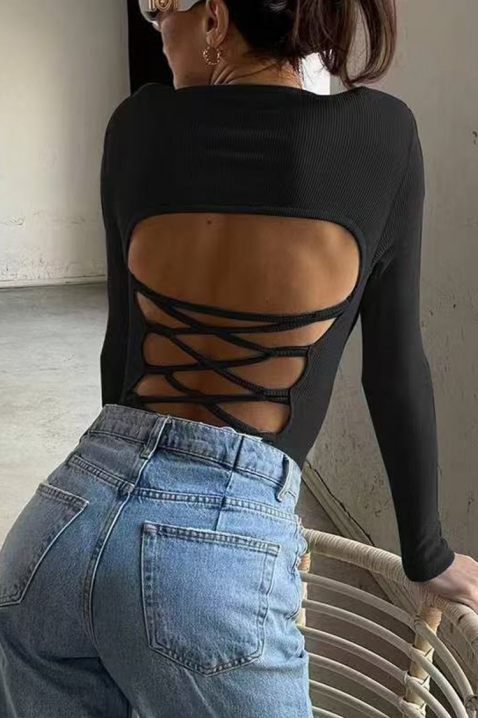 BROLTERZA BLACK body-blúz, Szín: fekete, IVET.HU - A te online butikod.