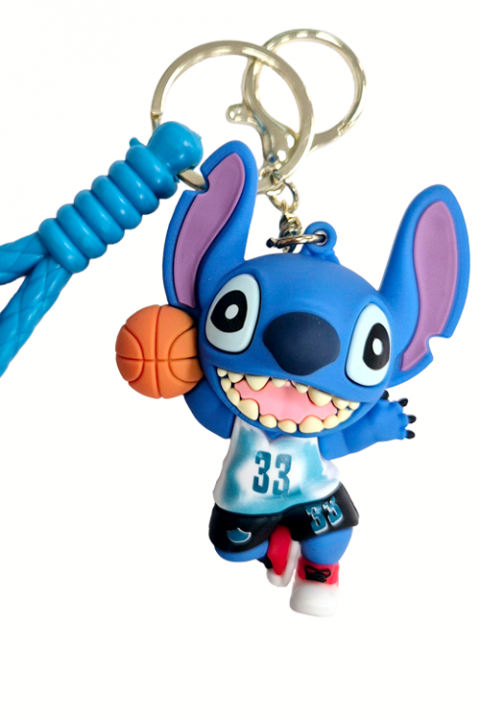 STITCH Basketball BLUE táska dísz, Szín: kék, IVET.HU - A te online butikod.