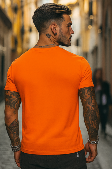 BERKEDO ORANGE férfi poló, Szín: narancssárga,rózsaszín, IVET.HU - A te online butikod.
