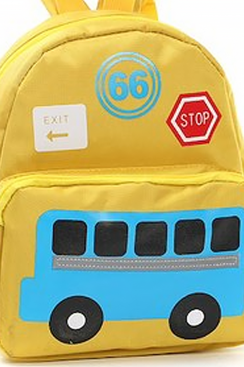 BUSCHOOL YELLOW gyermek hátizsák, Szín: sárga, IVET.HU - A te online butikod.