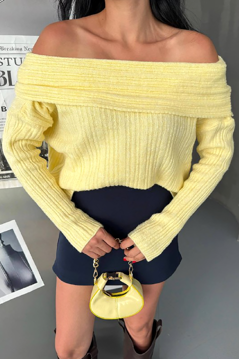 POLINADA YELLOW pulóver, Szín: sárga, IVET.HU - A te online butikod.