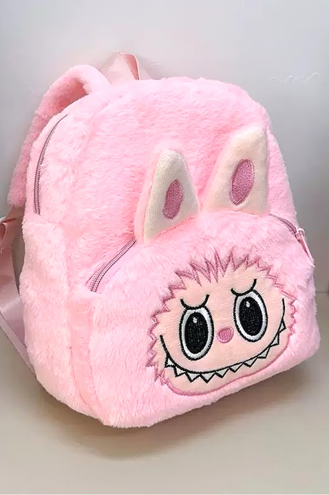 3D LABUBU SMILE gyermek hátizsák, Szín: rózsaszín, IVET.HU - A te online butikod.